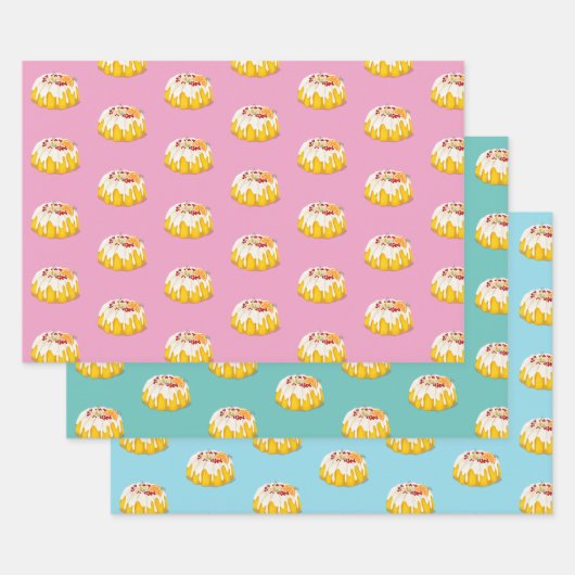 kerstgebak inpakpapier  vel (Set)