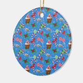 kerstgebak, Snoep en gebak Keramisch Ornament (Links)