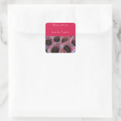 Kerstgebak Vierkante Sticker (Tas)