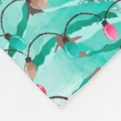 kerstgeband fleece deken (Hoek)