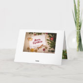 Kerstgebed, God van Hoop vult je met Joy Feestdagen Kaart (Achterkant)