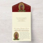 Kerstgebed Spaans Guadalupe Novena All In One Uitnodiging (Binnen)