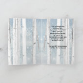 Kerstgebed Zegen Rode Kardinaal Feestdagen Kaart (Binnen)