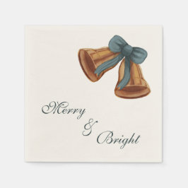 Kerstgebell Merry&Bright Napkin Servet