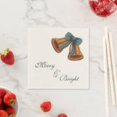 Kerstgebell Merry&Bright Napkin Servet (Insitu)