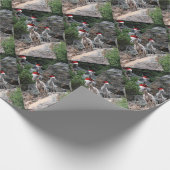 kerstgebergte cadeaupapier (Hoek)