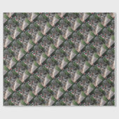 kerstgebergte cadeaupapier (Vlak)