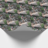 kerstgebergte cadeaupapier (Hoek)