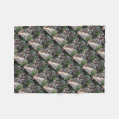 kerstgebergte fleece deken (Voorkant (Horizontaal))