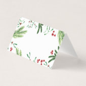 kerstgebitskaartje, escorkaart kaart (Voorkant)