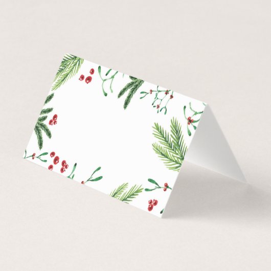 kerstgebitskaartje, escorkaart kaart (Achterkant)