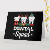 kerstgebitskleding Funny Xmas Dentist Kaart (Gele Bloem)