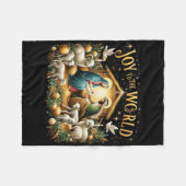 kerstgeboorte Christelijke geboorte van Jezus doet Fleece Deken (Voorkant (Horizontaal))