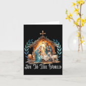 kerstgeboorte Christelijke geboorte van Jezus doet Kaart (Gele Bloem)