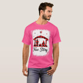 kerstgeboorte, echt verhaal van Jezus geboorte met T-shirt (Voorkant volledig)