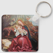 KERSTGEBOORTE MET ENGELEN - MAGIE VAN KERSTMIS SLEUTELHANGER (Achterkant)