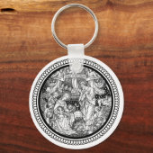 kerstgeboorte van Jezus Joseph Sleutelhanger (Voorkant)