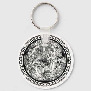 kerstgeboorte van Jezus Jozef Sleutelhanger