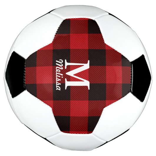 kerstgebuffel met rode buffel voetbal (Gedraaid)