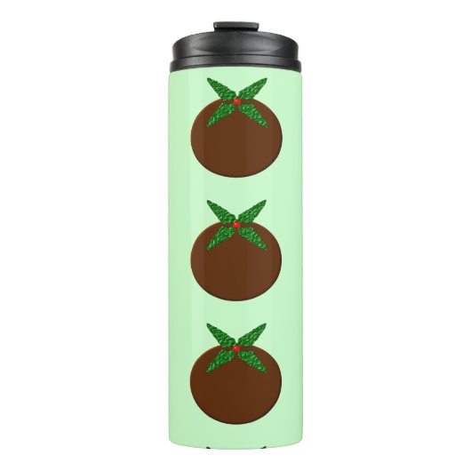 kerstgebuffer thermische tumbler thermosbeker (Voorkant)
