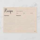 kerstgebundelde kaart (Achterkant)