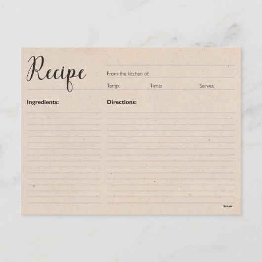 kerstgebundelde kaart (Achterkant)