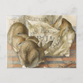 kerstgebundelde kaart (Voorkant)