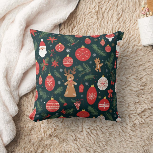 Kerstgedachte omarmen, Prettig Kerstfeest Kussen (Deken)