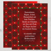 Kerstgedicht Duits , Voeg uw tekst toe (Voorkant / Achterkant)