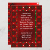 Kerstgedicht Duits, Voeg uw tekst toe (Voorkant / Achterkant)