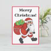 kerstgedicht feestdagenkaart (Staand voorkant)