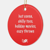 Kerstgedicht Rood Ornament (Links)