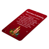 Kerstgedicht vriendschap Gift 4 x 6 Magneet (Linkerzijde)