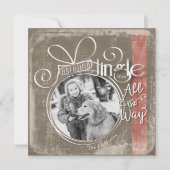 Kerstgeding, Enkele Foto & Jaar (Voorkant)