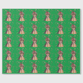 Kerstgedoe met snoeprietpapier cadeaupapier (Vlak)