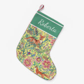 Kerstgeel bos Dierenbos Aangepast Kleine Kerstsok (Voorkant (Hangend))