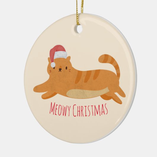 kerstgeel tablet keramisch ornament (Links)