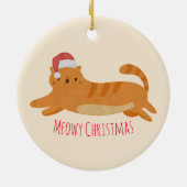 kerstgeel tablet keramisch ornament (Achterkant)