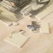Kerstgeest aanwezig Scrooge Legpuzzel (Zijkant)