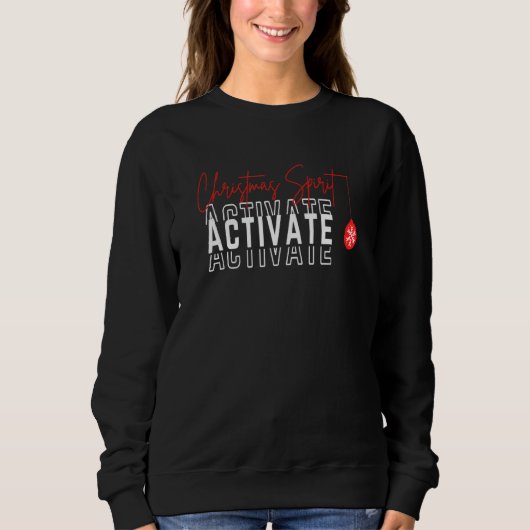 kerstgeest activeren trui (Voorkant)