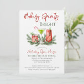 Kerstgeest Brengend Open Huis Kaart (Staand voorkant)