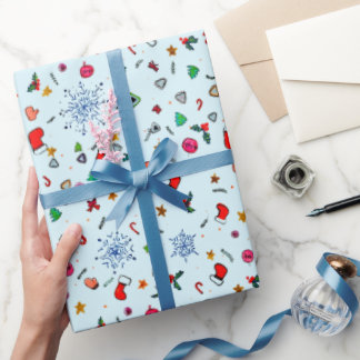 kerstgeest cadeaupapier