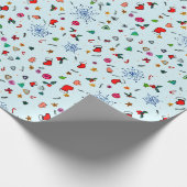 kerstgeest cadeaupapier (Hoek)