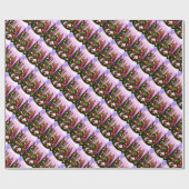 kerstgeest cadeaupapier (Vlak)