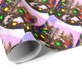 kerstgeest cadeaupapier (Rol Hoek)