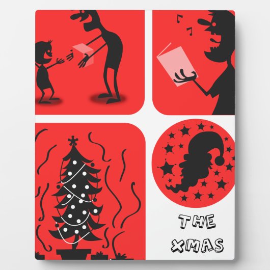 kerstgeest fotoplaat (Voorkant)