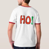 Kerstgeest Funny T-shirt (Achterkant volledig)