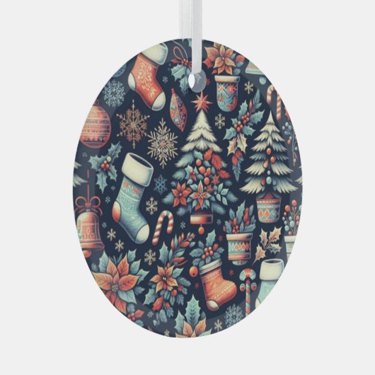 kerstgeest glas ornament (Voorkant Rechts)