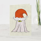 Kerstgeest grappige kerstkaart feestdagen kaart (Voorkant)