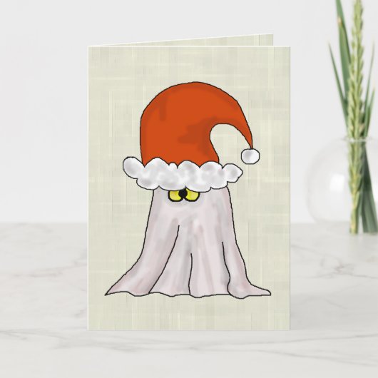 Kerstgeest grappige kerstkaart feestdagen kaart (Voorkant)